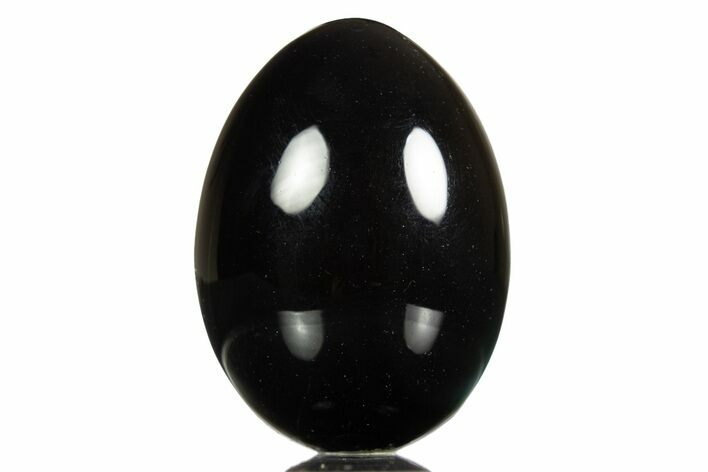 Polished Rainbow Obsidian Egg - Mexico #308759